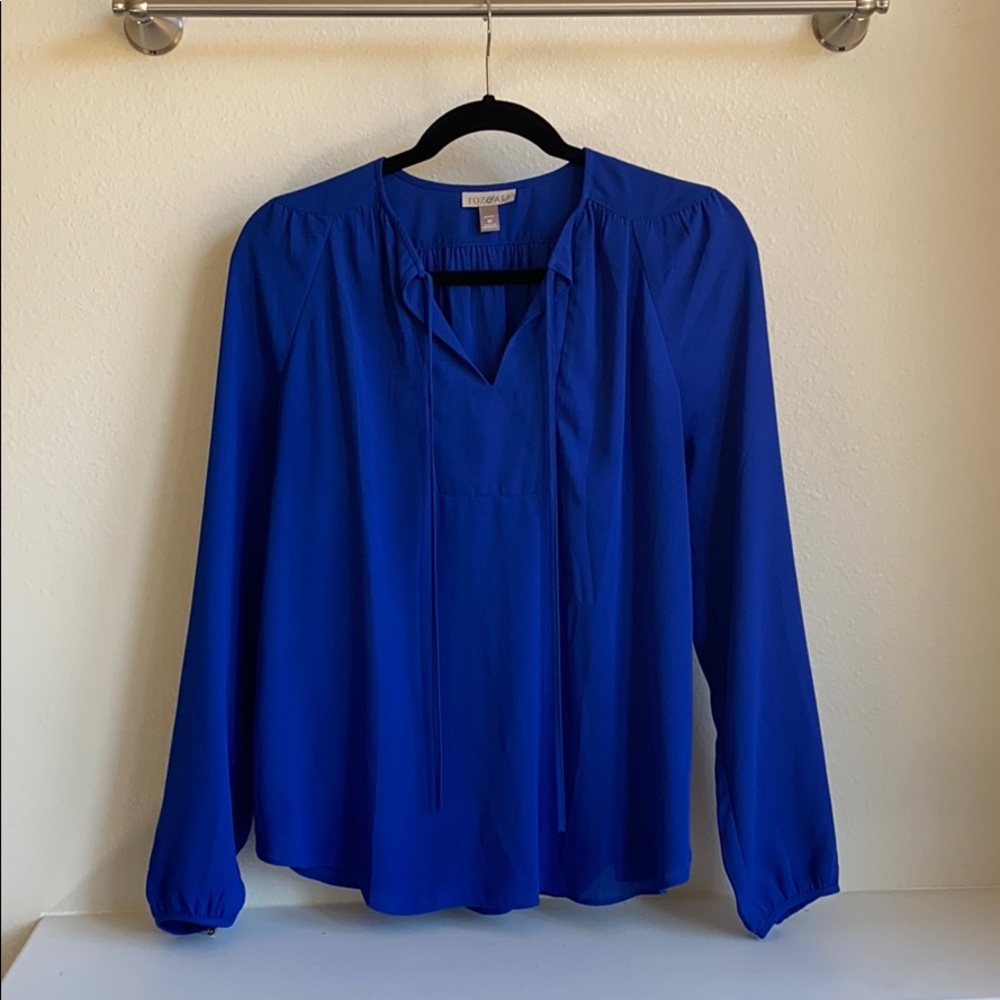 Royal Blue dress top